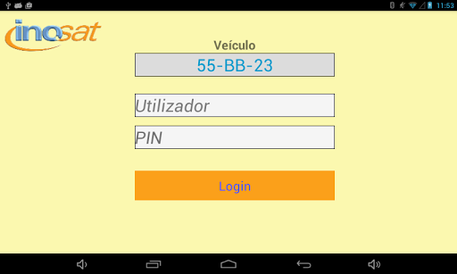 Android application Inosat Navigator screenshort