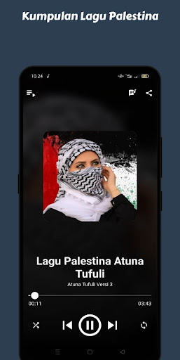 Android application Kumpulan Lagu Palestina screenshort