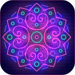 Cover Image of ダウンロード Magic Mirror Mandala Drawing - Symmetry Glow Art 1.1.0 APK