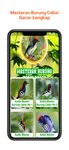 Android application Masteran Burung Cabai Gacor screenshort