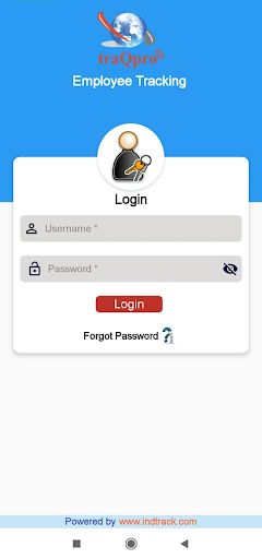 Android application traQpro ETMS screenshort