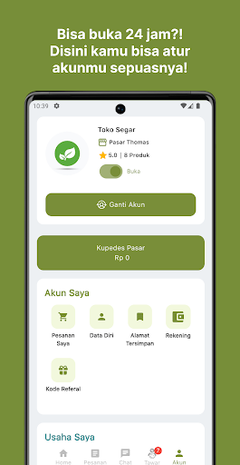 New Pasar.id Pedagang Screen 2