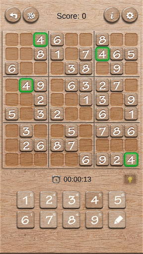 Sudoku Wood pro Screen 3