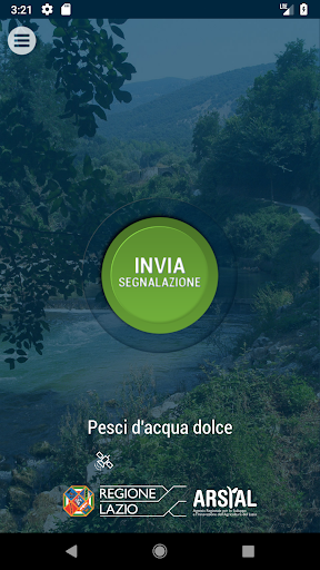 Android application APPescaLazioAR screenshort