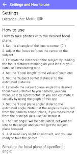 Tilt Lens Calculator