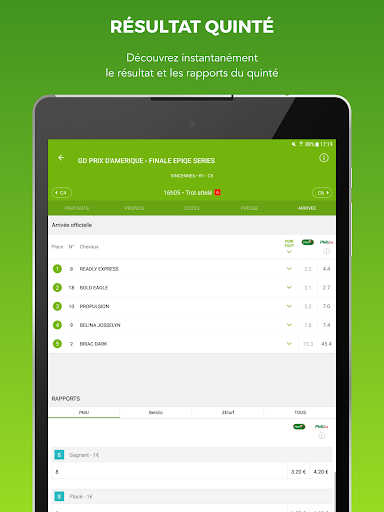 Resultat quinte 15 mars 2020