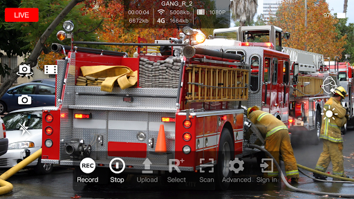 Screenshot of TVU Anywhere
