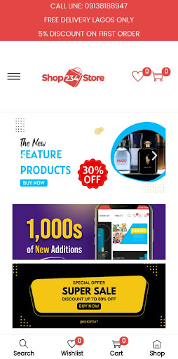 Shop234store Screen 2