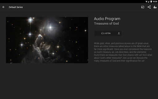 Screenshot of Creation Science Update