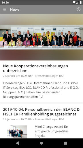 Android application my B&F screenshort