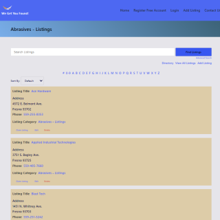 fresnobusinesses Screen 2
