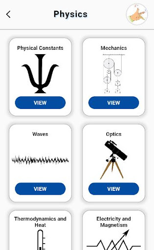 All in One Formulas App Screen 2