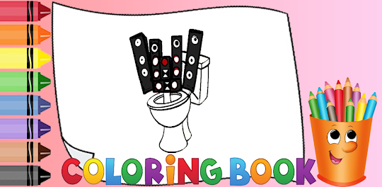 Speaker Man Coloring Book