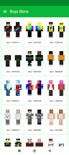 Boys Skins for Minecraft Screen 3