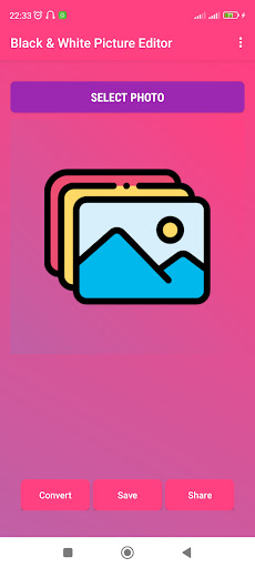 Black & White Photo Editor Screen 2