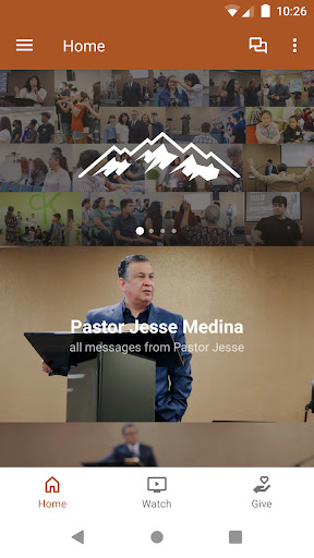 Android application Cornerstone Church El Paso screenshort