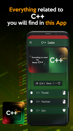 Android application C++ Learn screenshort