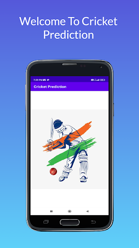 Android application Cricket Prediction screenshort