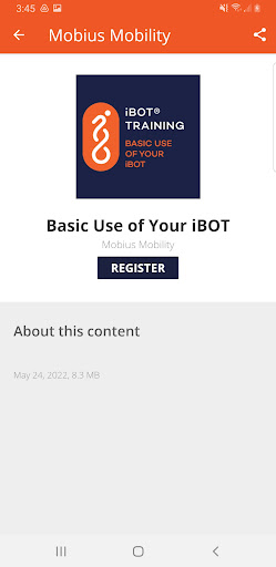 iBOT by Mobius Mobility Screen 3