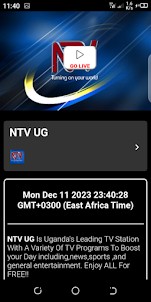 NTV UG - Official Live TV