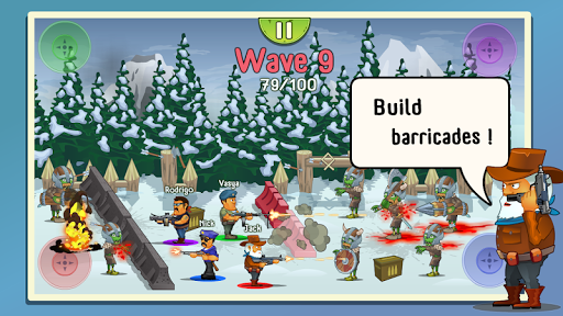 Four guys & Zombies: 4 players Screen 2