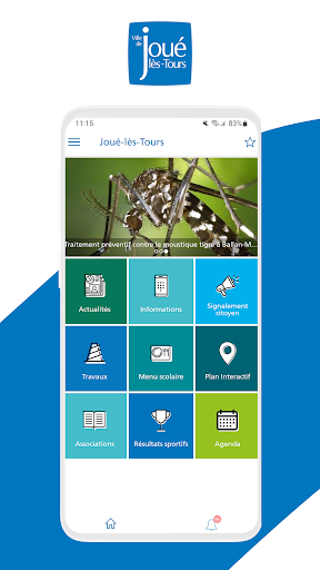 Android application Joué-lès-Tours screenshort