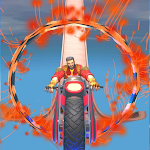 Cover Image of ダウンロード Super Hero Bike Stunt Racing  APK
