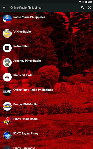 Android application Online Radio Philippines screenshort