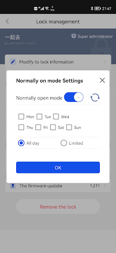 Android application DADA Lock screenshort