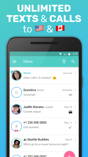 FreeTone Free Calls & Texting 3.25.3 Screenshots 1