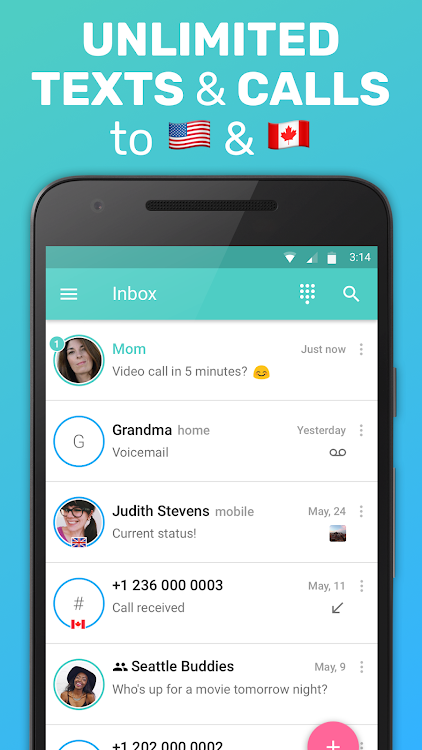 FreeTone Calls & Texting - 3.39.0 - (Android)
