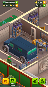 Idle bank tycoon money