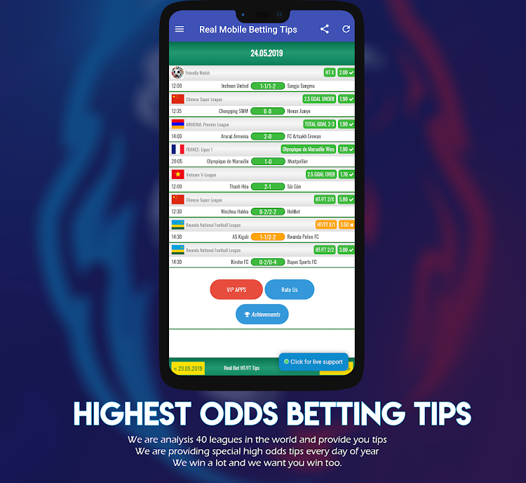 Real Bet VIP HT/FT Tips - 8.0 - (Android)