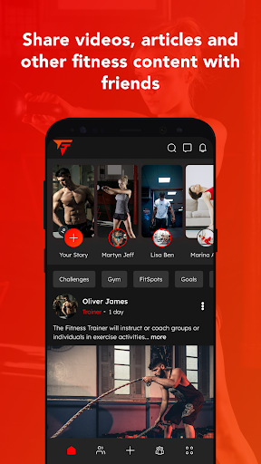 FitTogether-Social Fitness App Screen 2