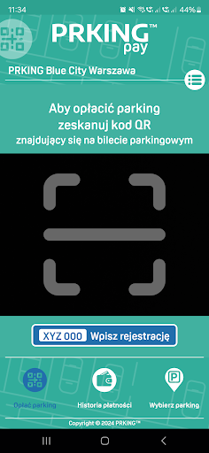 Android application PRKING Pay screenshort