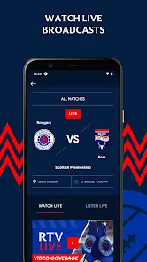 Rangers cheap tv app