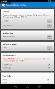 Resource Monitor Mini Pro Ekran görüntüsü