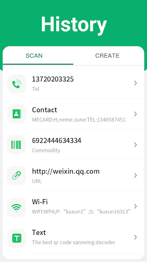 Screenshot of QR & Barcode Scanner