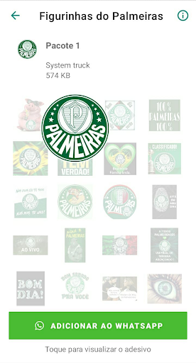 Figurinhas do Palmeiras Screen 3