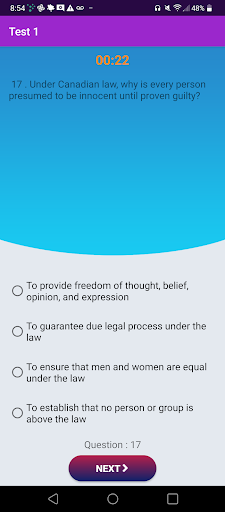 تست شهروندی کانادا citiznship