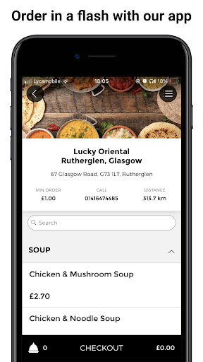 Android application Lucky Oriental Rutherglen screenshort