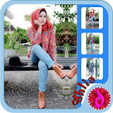 Hijab Jeans Fashion Beauty icon