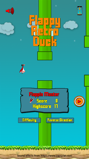 Android application Flappy Retro Duck screenshort
