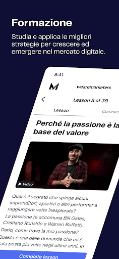 Android application wearemarketers screenshort