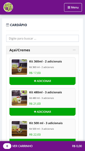 Açaí da Ju Screen 2