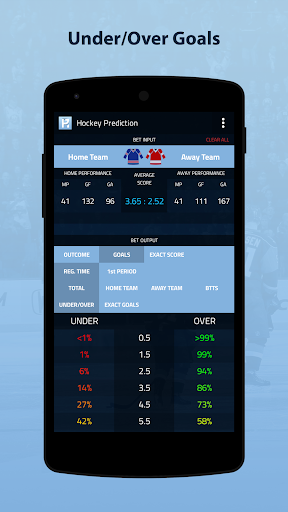 Hockey Prediction Screen 2