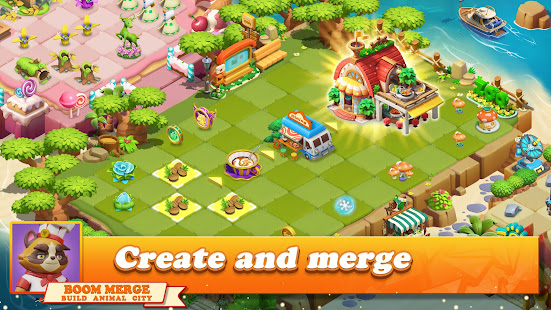 Boom Merge : Build Animal City apkdebit screenshots 5