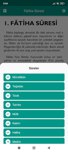 Kısa Açıklamalı Kur'an Meali Screenshot 2 - AppWisp.com
