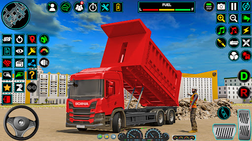 Car Transport Truck Driver 3D Screen 3