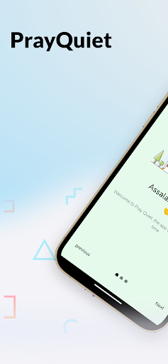 Android application PrayQuiet screenshort